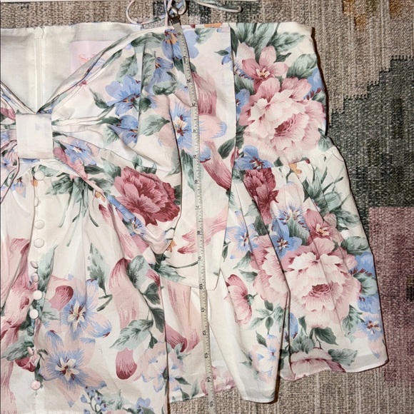 Selkie Sacr Coeur White Poplin Bow Accent Top Romantic Luxe Pre Loved - Picture 12 of 12